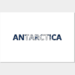 Drapeau  Antarctica Posters and Art